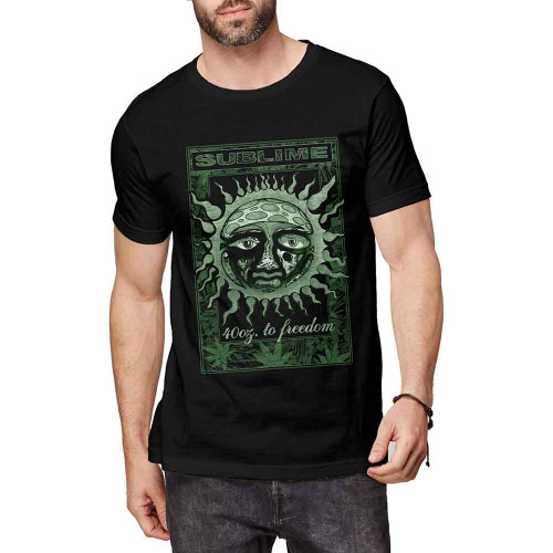 SUBLIME | 40oz To Freedom S/S Tee | Black/Green