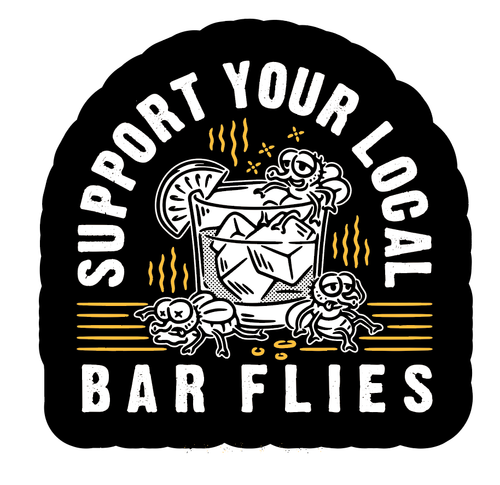 LAST CALL Co | Bar Flies Sticker