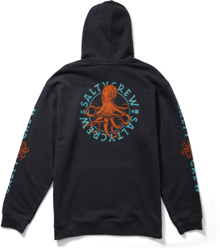 SALTY CREW | Tentacles Hooded Fleece | Navy Heather