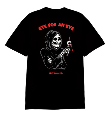 LAST CALL Co | Eye S/S Tee | Black