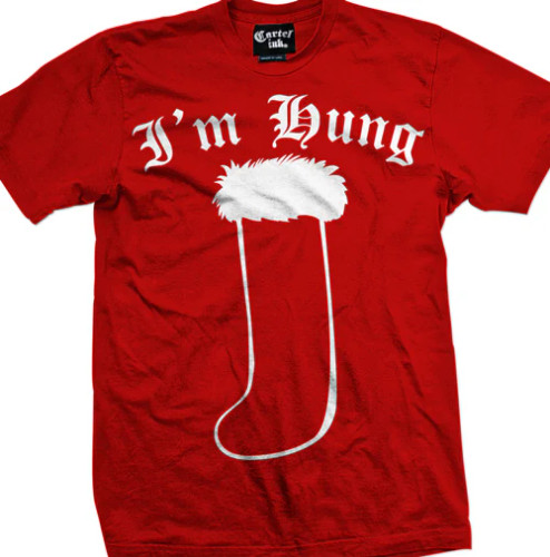 CARTEL INK | I'm Hung Christmas S/S Tee | Red
