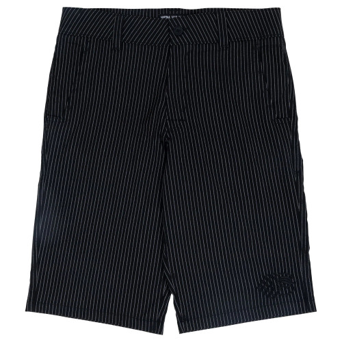 Metal Mulisha | OG Chino Shorts | Black/White Pinstripe