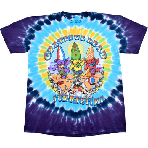 Grateful Dead | Beach Bear Bingo S/S Tee | Tie Dye