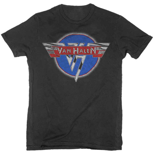 VAN HALEN | Chrome Logo S/S Tee | Black