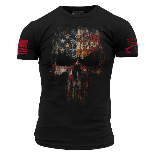 GRUNT STYLE | Red Blood American Reaper S/S Tee | Black