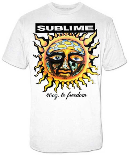SUBLIME | 40 oz To Freedom Tee | White