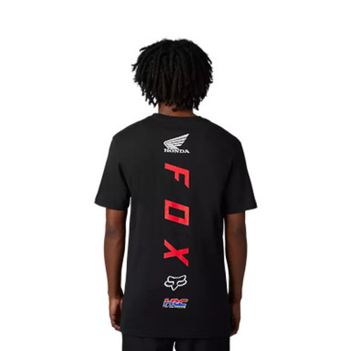 FOX X HONDA S/S Tee | Black
