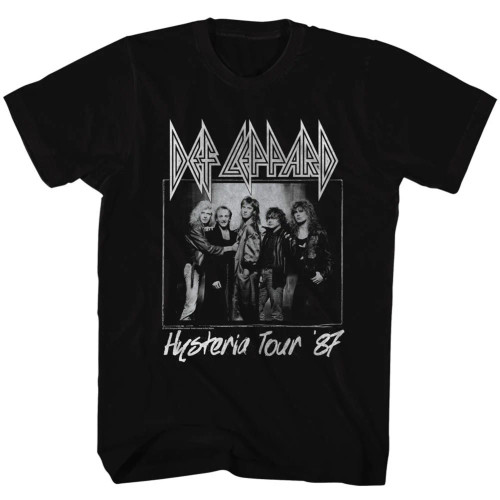 DEF LEOPARD | Hysteria Tour S/S Tee | Black