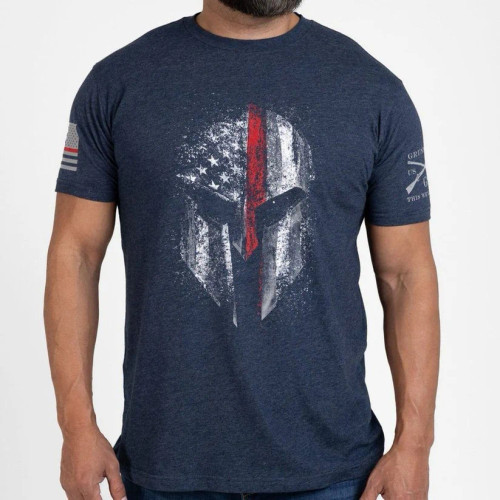 GRUNT STYLE | Red Line Spartan S/S Tee | Midnight Navy