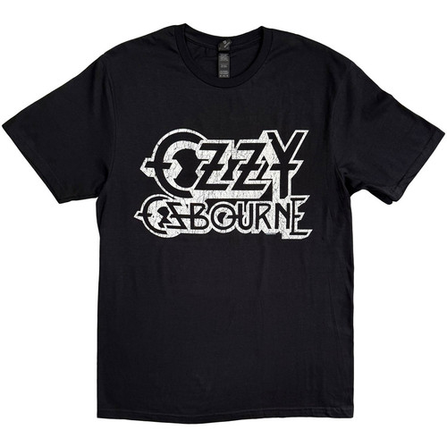 OZZY | Vintage Logo S/S Tee | Black