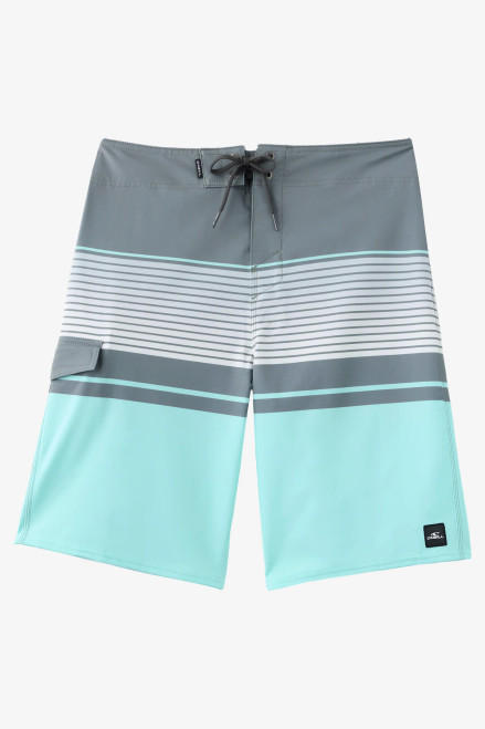 O'NEILL | Lennox Stripe 21" Boardshort | Gargoyle