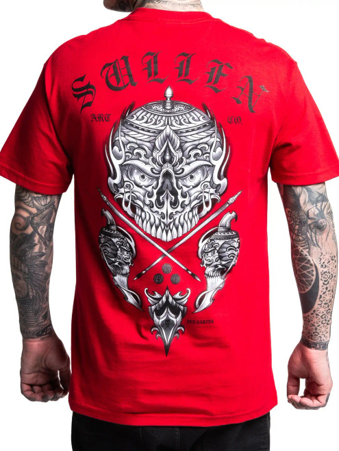 SULLEN | Harper Badge S/S Standard Tee | Red