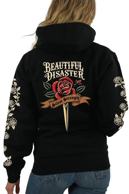 BEAUTIFUL DISASTER | Silent Strength Pullover Hoodie