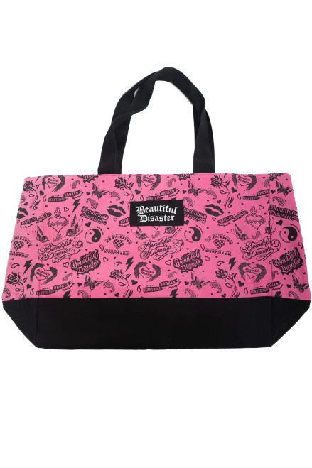 BEAUTIFUL DISASTER | BD Flash Art Tote Bag