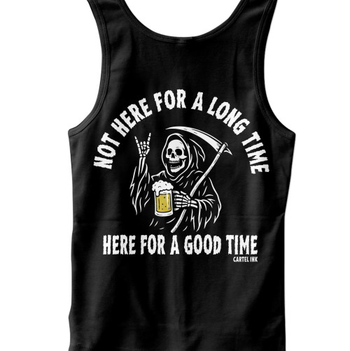 CARTEL INK | Here For A Good Time Tank | Black