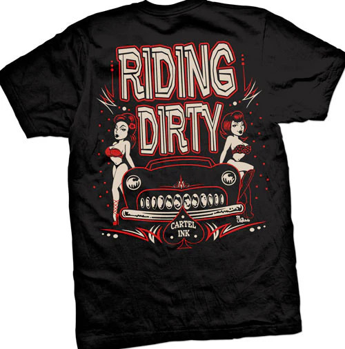 CARTEL INK | Riding Dirty S/S Tee | Black
