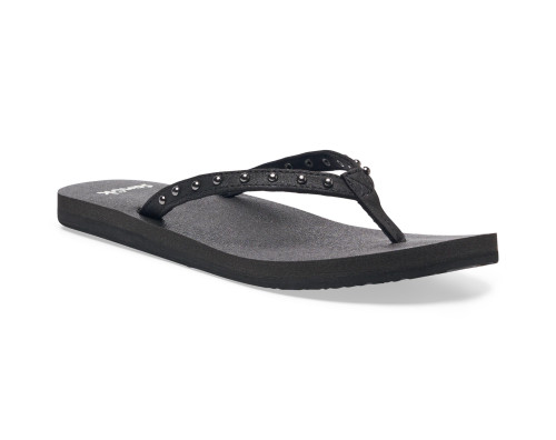 SANUK | W Yoga Joy II Stud Sandal | Ojai Black