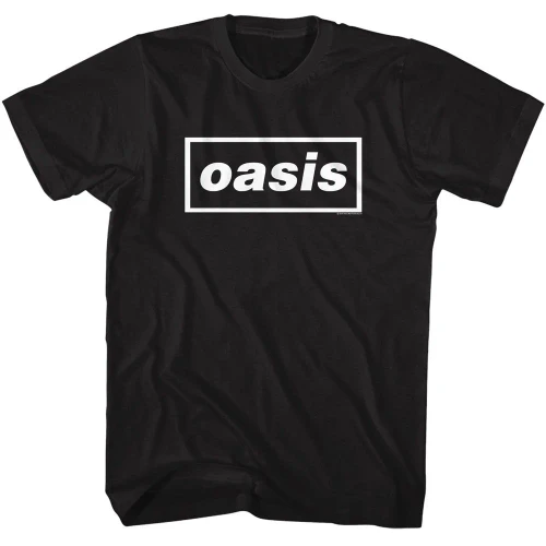 OASIS | Rectangular Logo S/S Tee | Black