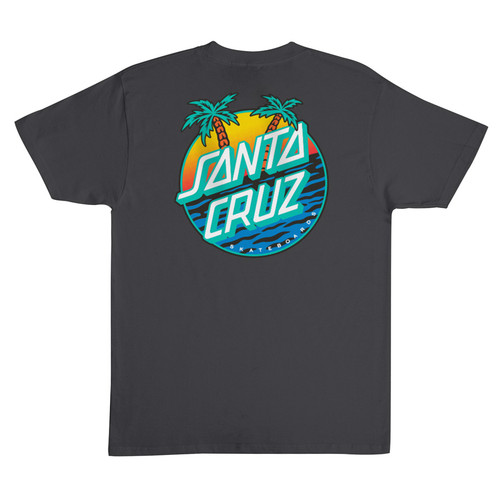 SANTA CRUZ | Retreat Dot S/S HeavyweightTee | Vintage Black