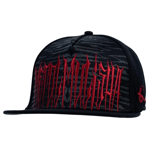 METAL MULISHA | Grunge Flex Hat | Black/Red