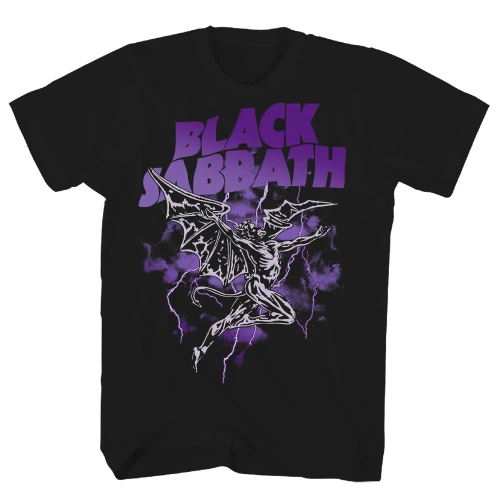 BLACK SABBATH | Henry Purple Lightning S/S Tee | Black