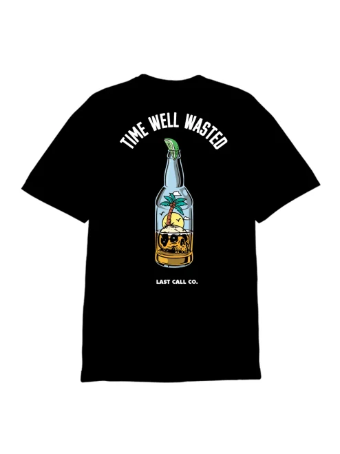 LAST CALL CO | Well Wasted S/S Tee | Black