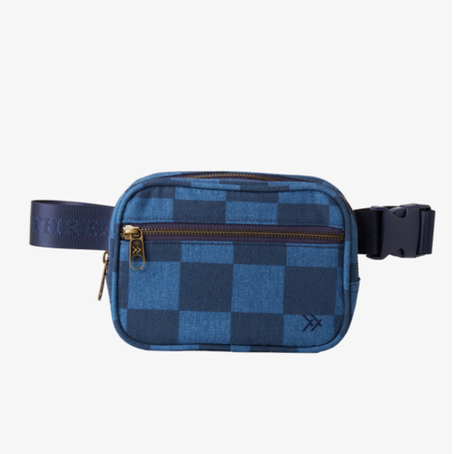 THREAD | DENIM CHECK - BELT BAG