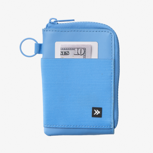 THREAD | CORNFLOWER - LEATHER ZIP WALLET