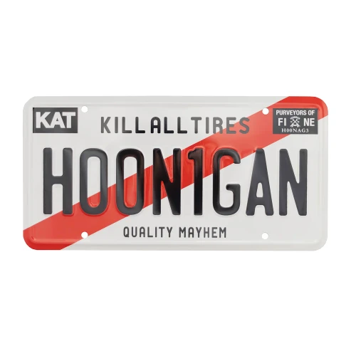 HOONIGAN | Kari License Plate | Assorted