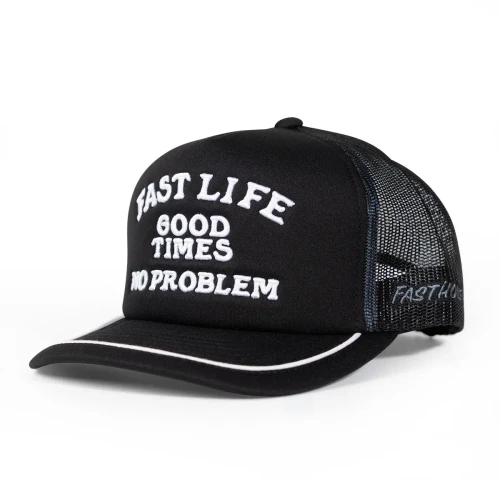 FASTHOUSE | No Problem Snapback Hat | Black