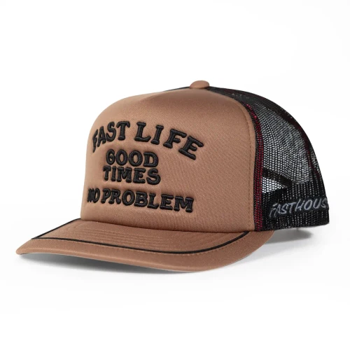 FASTHOUSE | No Problem Snapback Hat | Camel