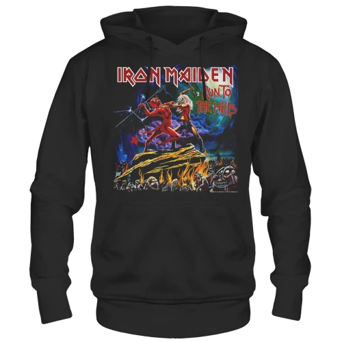 IRON MAIDEN | Run To The Hills Pullover Hoodie | Black