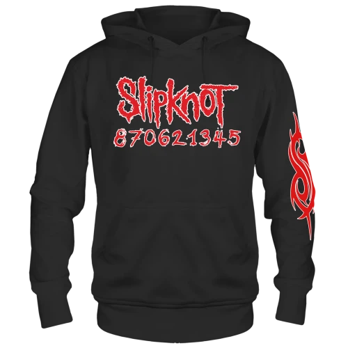 SLIPKNOT | Barcode Pullover Hoodie | Black