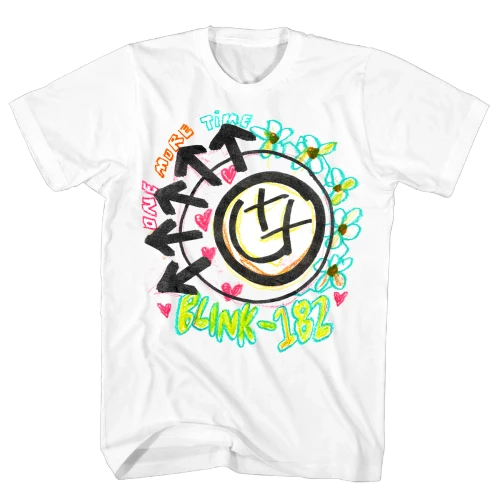 BLINK-182 | White Crayon S/S Tee | White