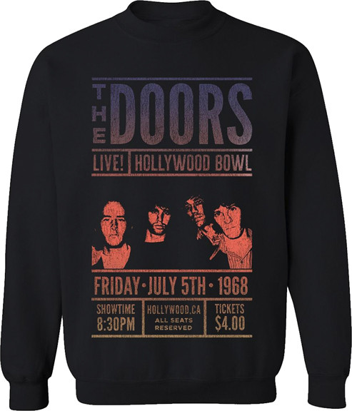 The Doors | Hollywood Bowl Crew Neck | Black