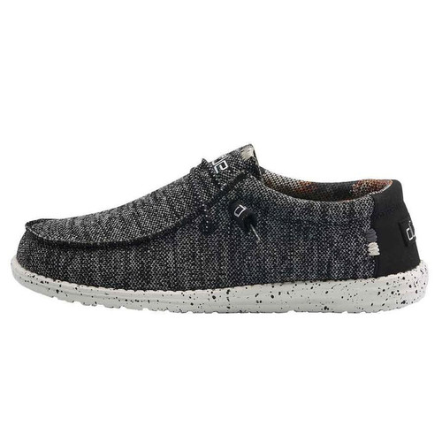 HEY DUDE-WALLY SOX-BLACK/WHITE