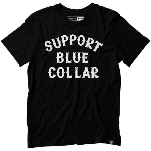 Troll Co Support Blue Collar S/S