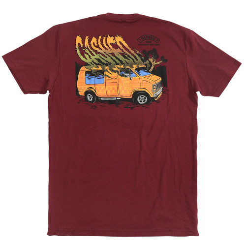 FASTHOUSE | Cashed S/S Tee | Maroon