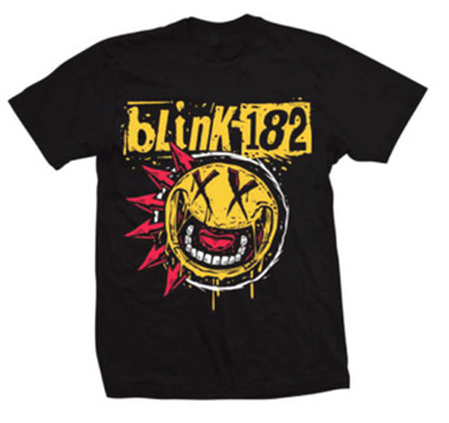 BLINK-182 | Punk Smiley Tee | Black