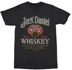JACK DANIEL'S | Vintage Mineral Wash S/S Tee | Black