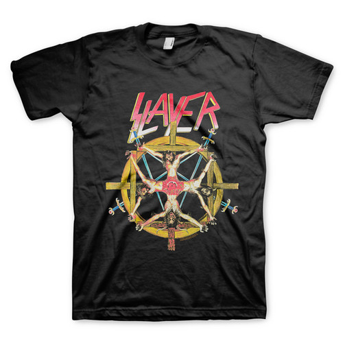 SLAYER | Christ Wheel S/S Tee | Black