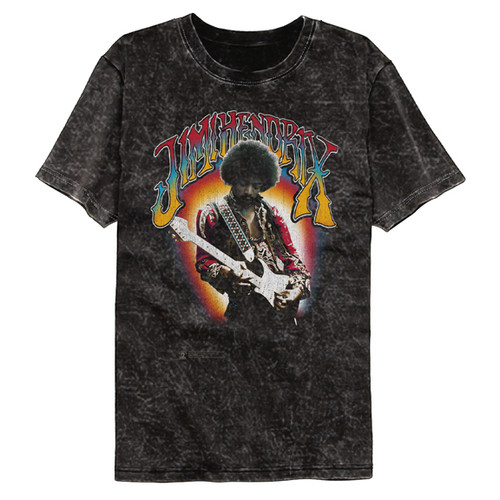 JIMI HENDRIX | Hendrix Mineral Wash Tee | Black