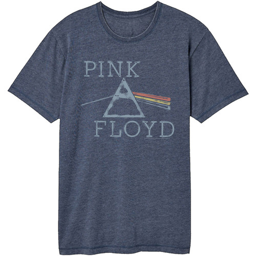 PINK FLOYD | Distressed Prism Tee | Vintage Navy