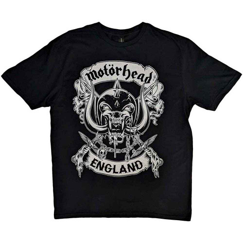 MOTORHEAD | Crossed Swords England Crest S/S Tee | Black