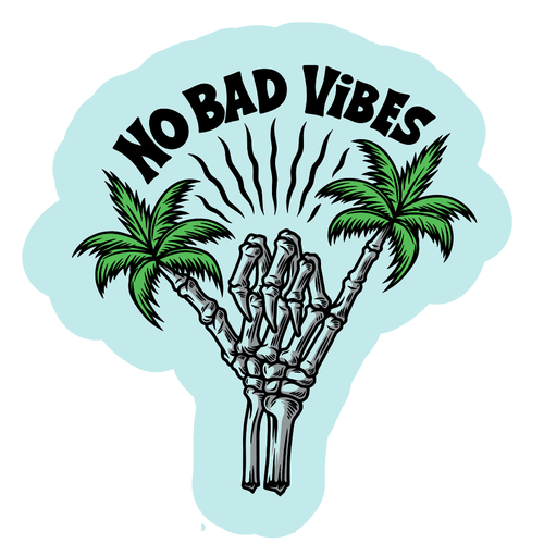 LAST CALL Co | No Bad Vibes Sticker