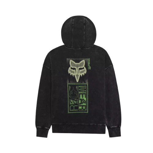FOX | Throttle Oversized Fleece Pullover | Black