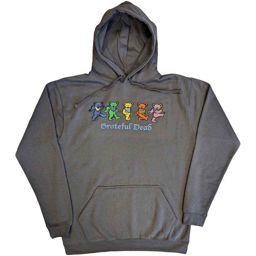 Grateful Dead | Dancing Bears Hoodie | Grey