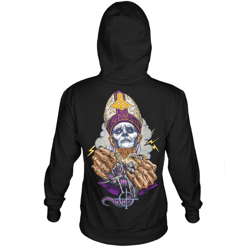 GHOST | Prayer Hands Pullover Hoodie | Black