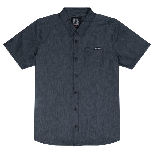 Metal Mulisha | One Shot Woven S/S | Charcoal Grey