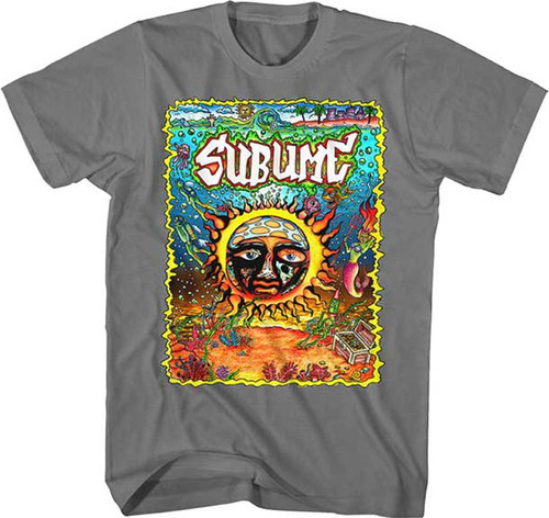 SUBLIME | Under the Sea Sun Tee | Charcoal